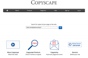 copyscape utilisé par agence web AMDigital Consulting